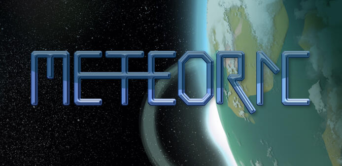 Meteoric Logo + Backdrop Meteoric Logo + Backdrop